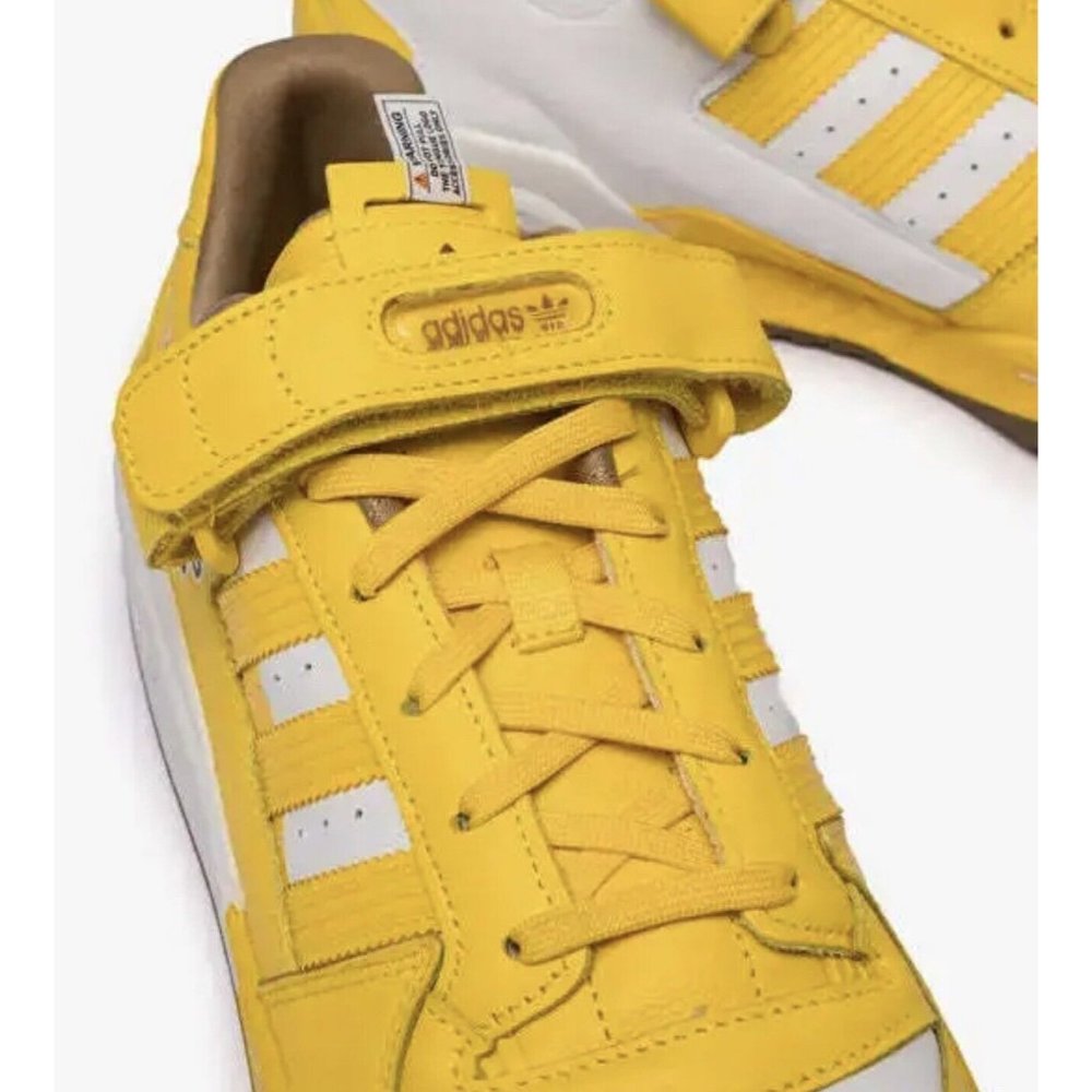 adidas Forum Low 84 x M&M's Shoes Yellow White GY6317 Men's Size 10.5 NEW - Picture 8 of 9